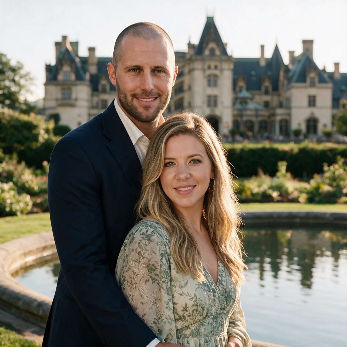 Joshua and Hannah Friedman together at the Biltmore Estate